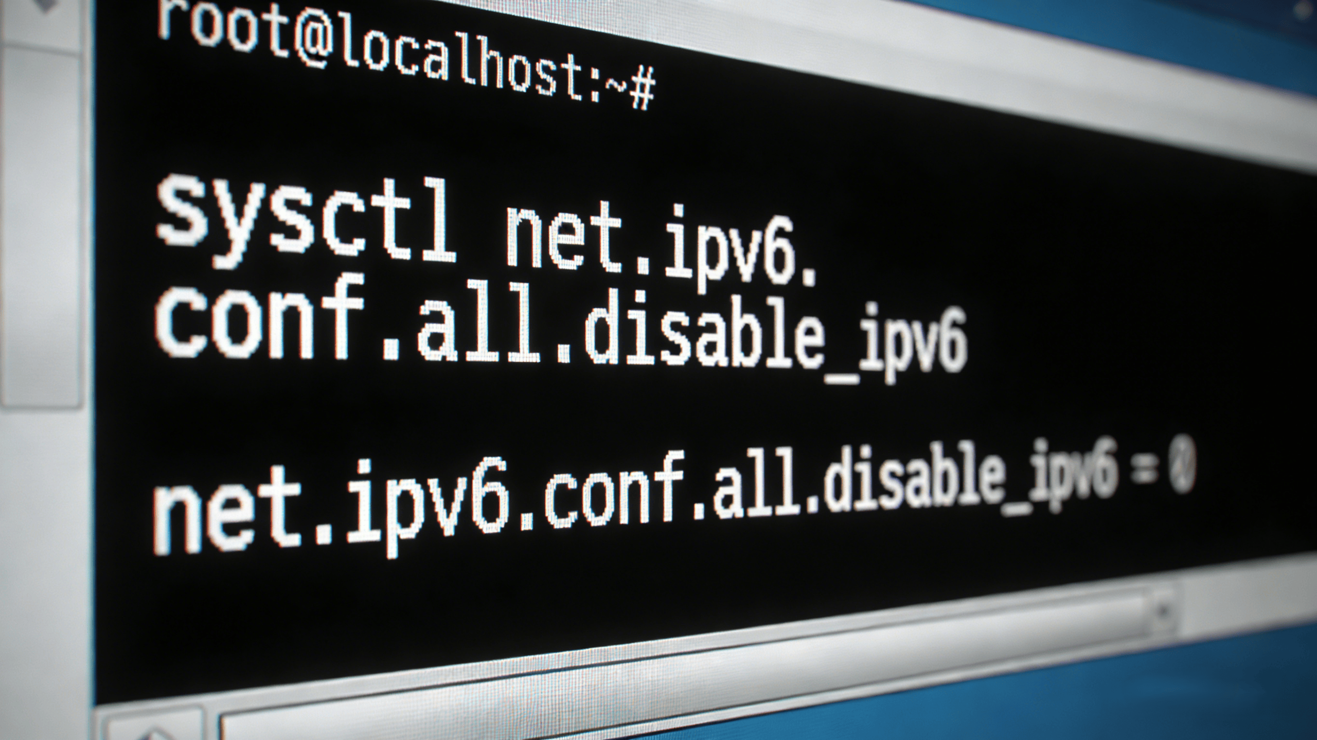 通过sysctl内核参数在Linux中启用IPv6
